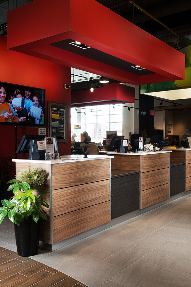 Interior photograph of Thrift On Kent in Kitchener for lighting designer designer - architecture photographer