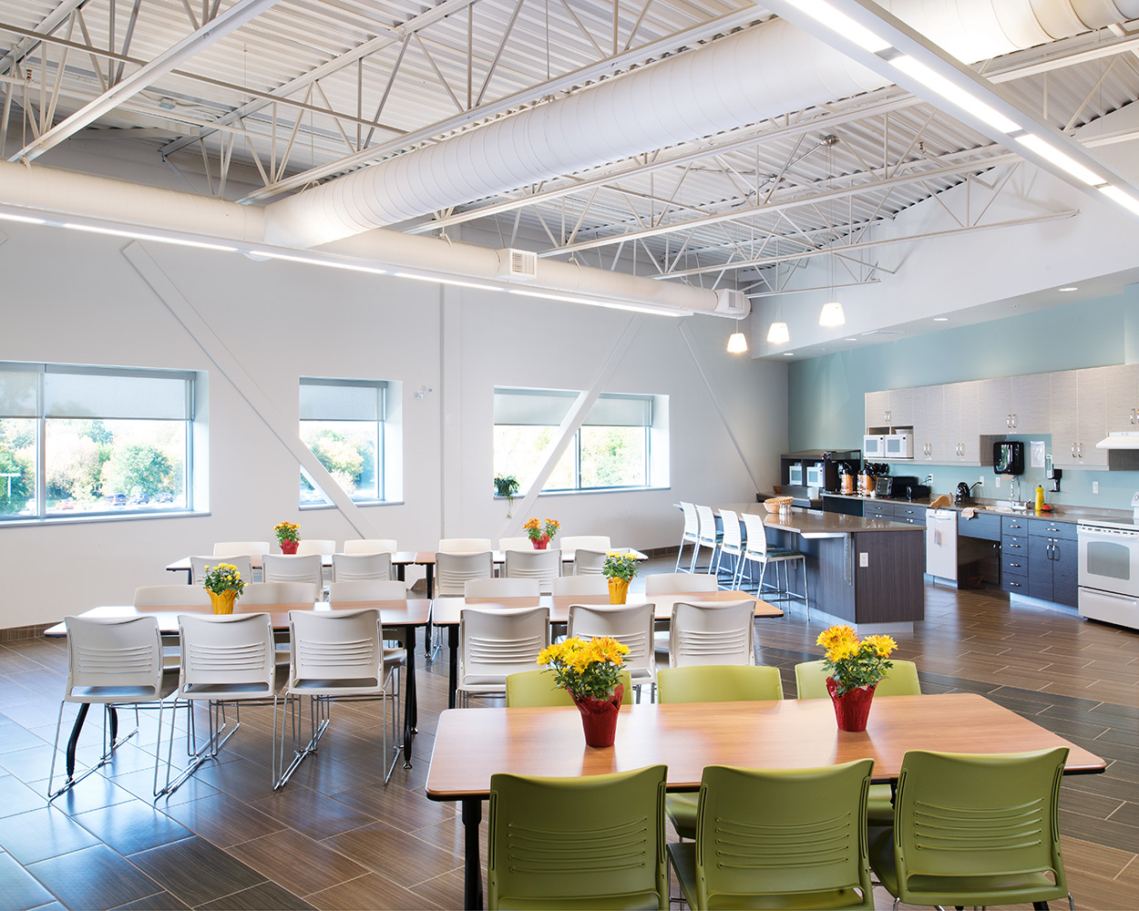 commercial kitchen and lunchroom photograph - commercial photographer