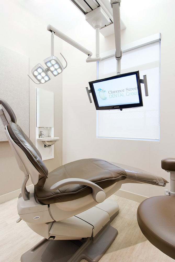 patient chair and room at brantford dentist - dental industry photographer