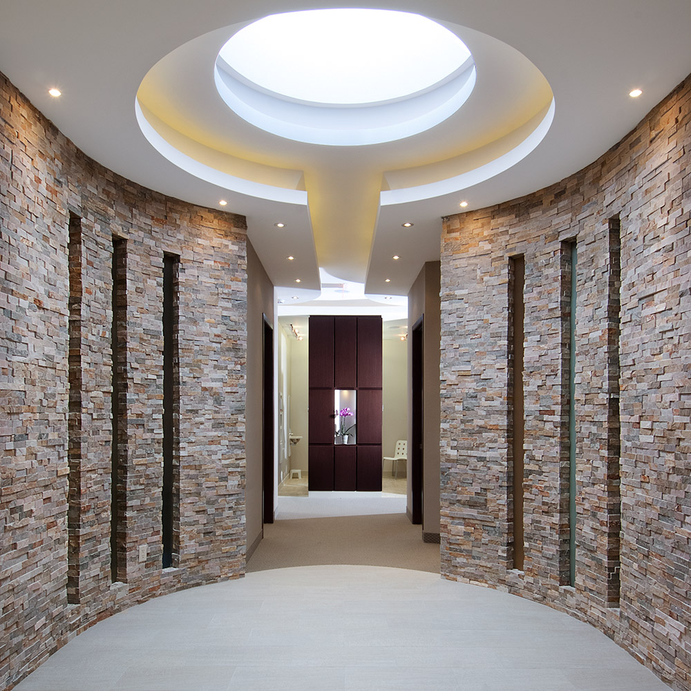 entry way at clarence street dental - interior design photographer