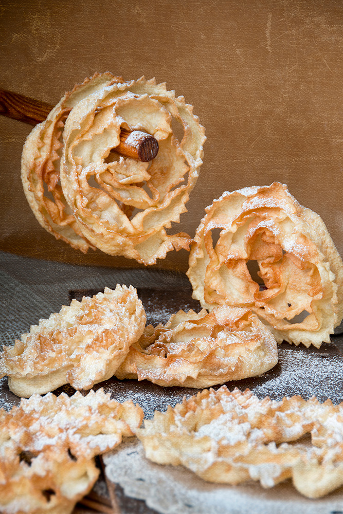 frappe, a traditional italian cookie - cook book photographer