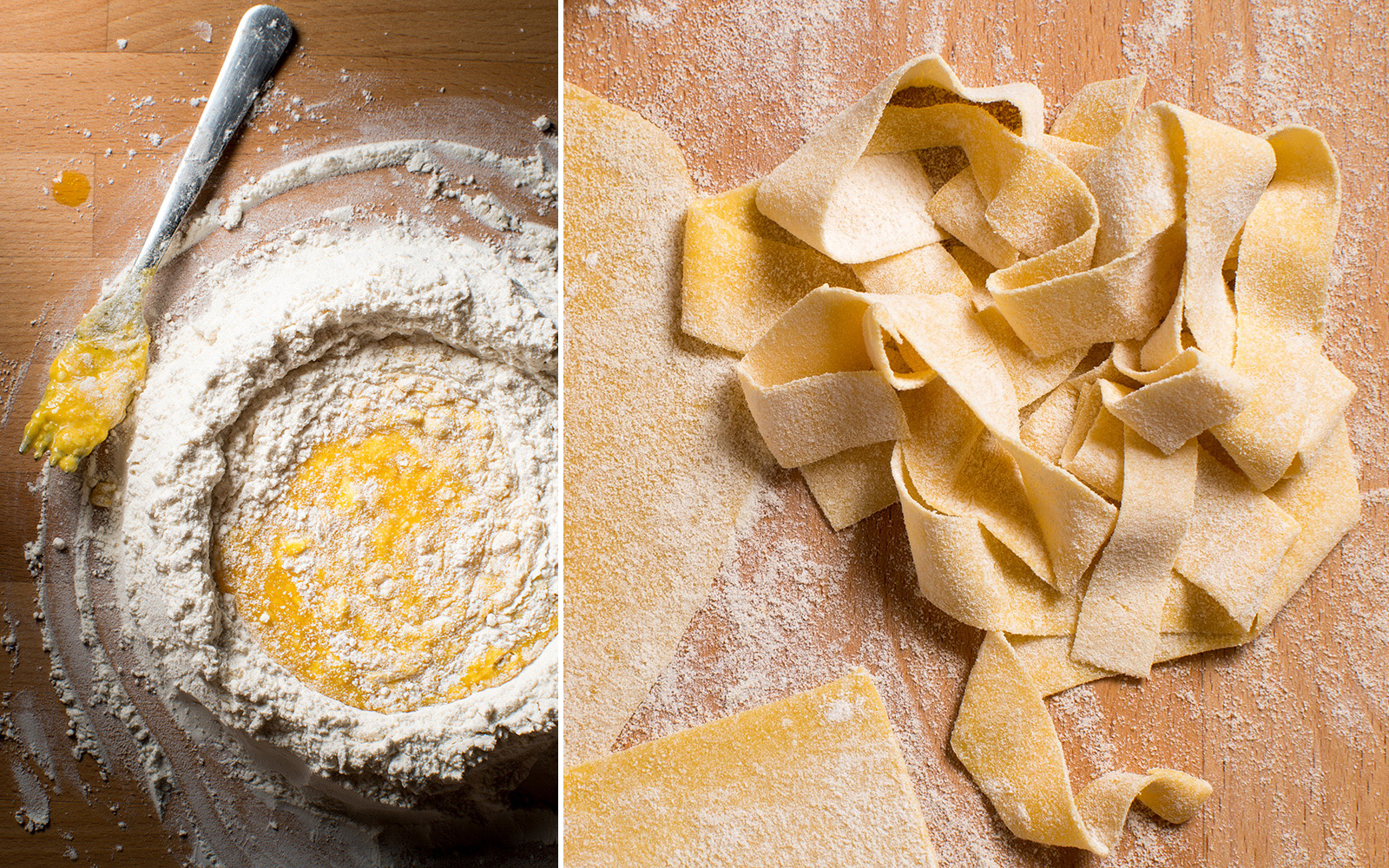 homemade egg pasta | food photographer Angela DeSalvo