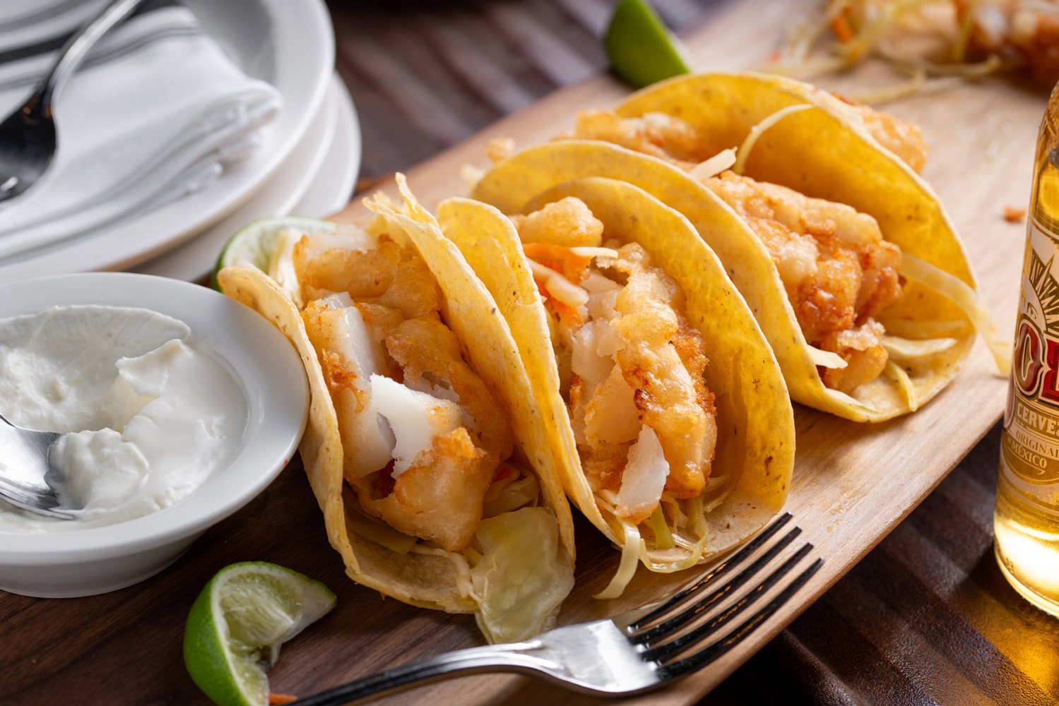 fish tacos photograph by food photographer angela desalvo